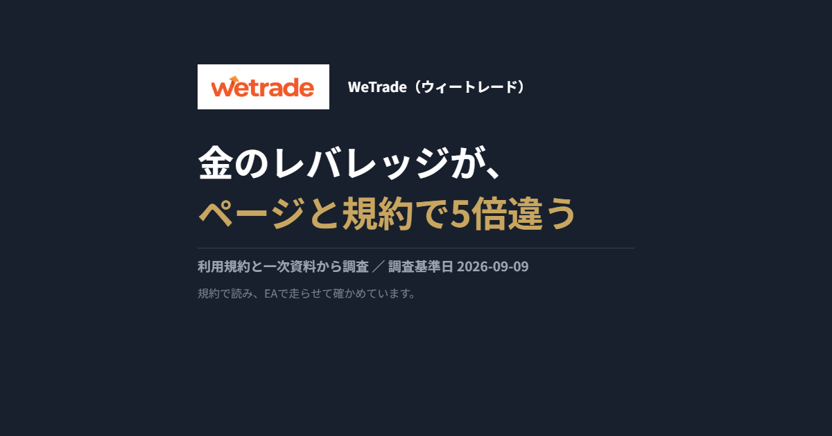 WeTrade 調査記事のアイキャッチ